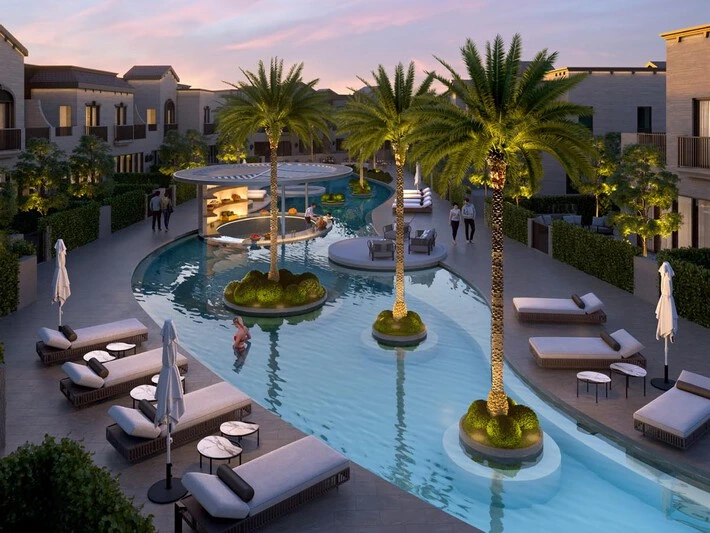 Jasmine Lane view of the Pool
